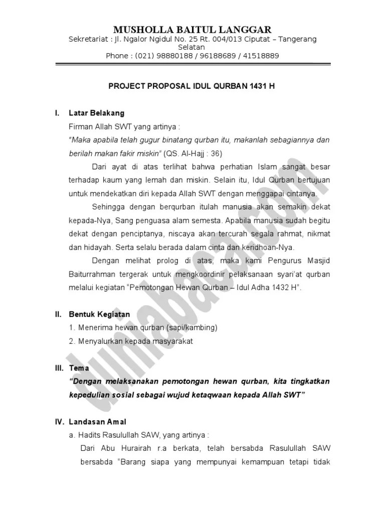 · sholat idul adha dilaksanakan mulai pukul 06.15 wib di dalam masjid al ikhlas dan sebagian berada di luar masjid ( terutama jamaah putri ) · penyembelihan hewan qurban. Laporan Kegiatan Qurban Di Sekolah Masnurul