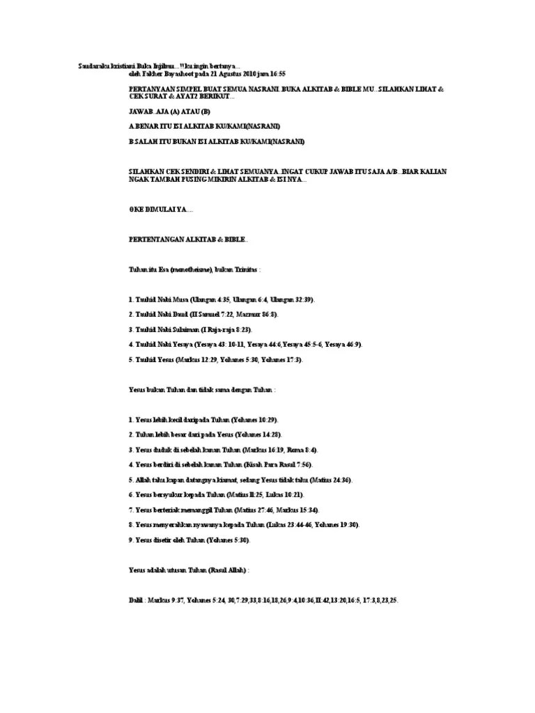 Melawan Nasrani | PDF