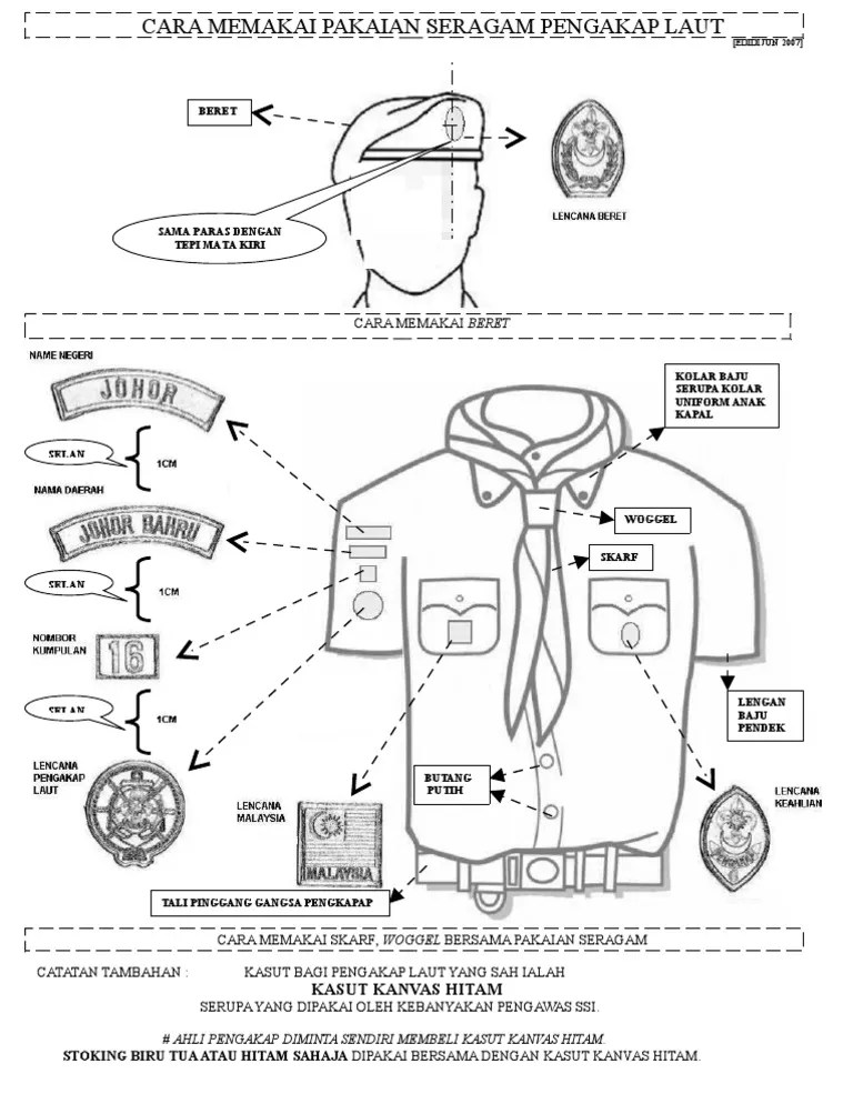 Rekod pengesahan khidmat masyarakat 24 jam. June07 Step 5 Cara Memakai Uniform Pengakap Laut Edisi Melayu Pdf