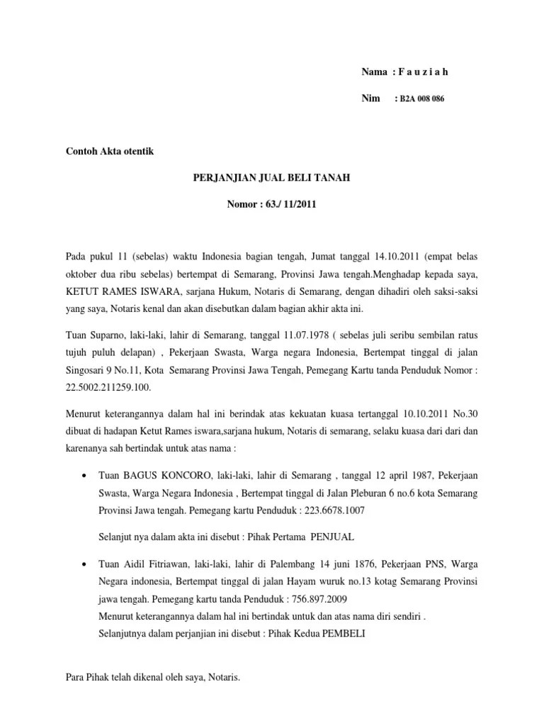 Check spelling or type a new query. Contoh Akta Notaris Pdf