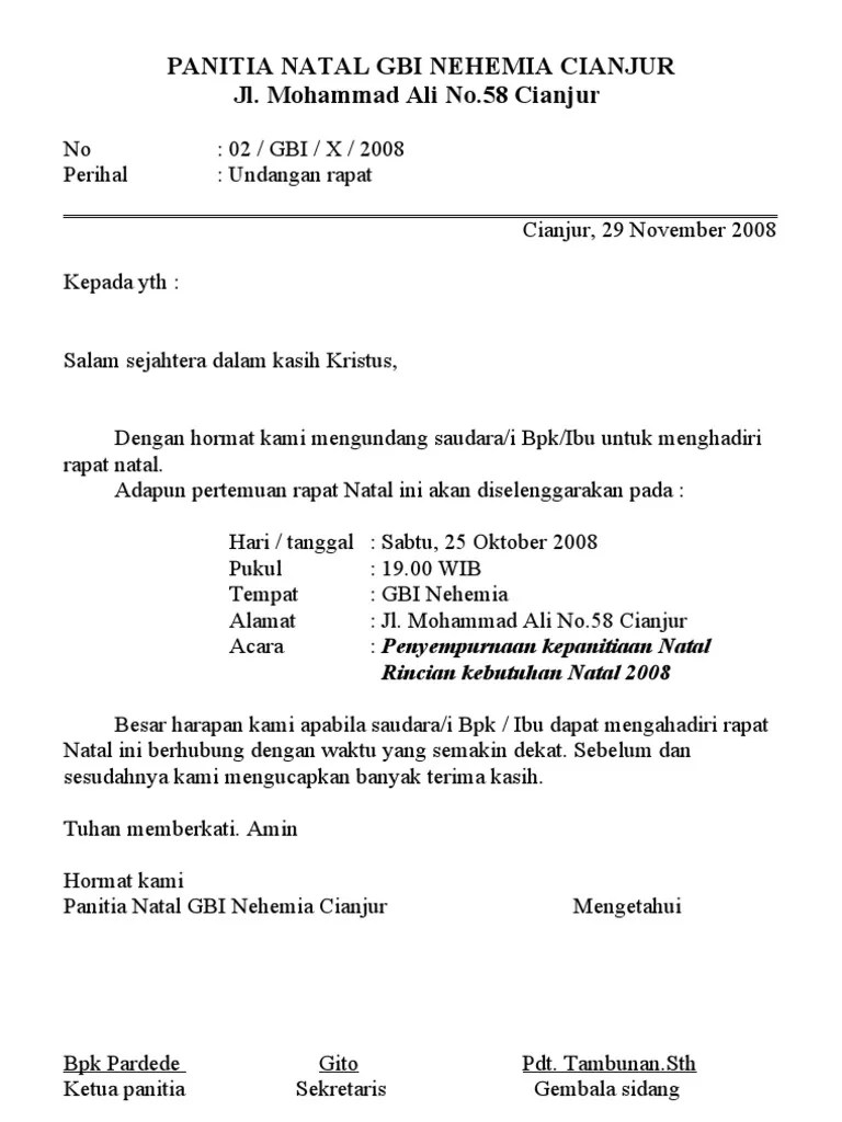 Download contoh undangan natal gereja cdr word pdf lengkap natal merupakan hari raya umat kristiani yang diperingati setiap tanggal 25 . Surat Undnagan Natal Pdf