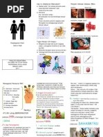 Leaflet Penyuluhan Kesehatan Reproduksi | PDF