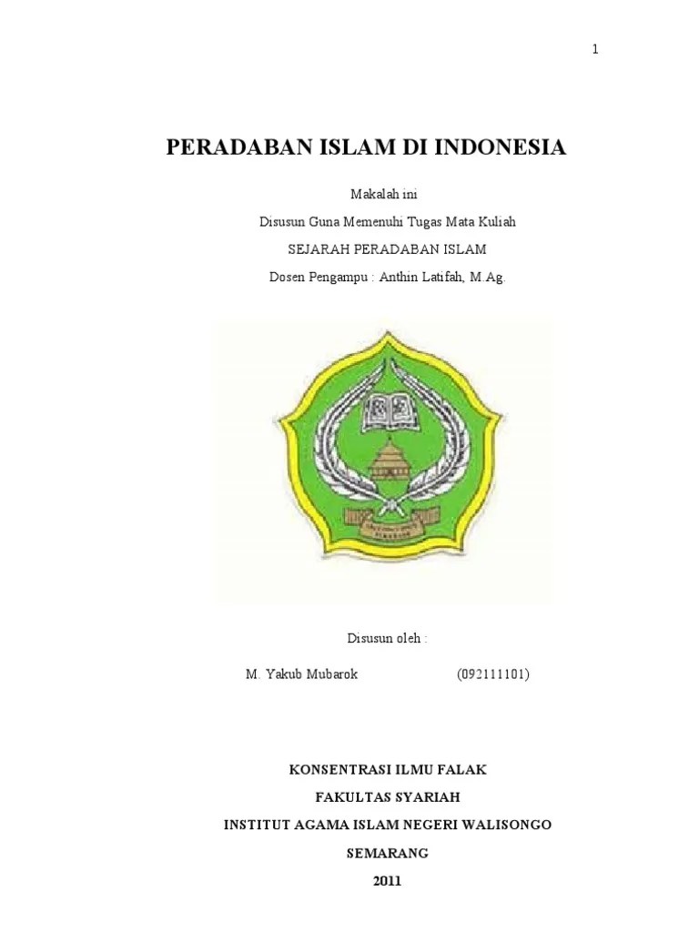 Makalah Sejarah Perkembangan Pendidikan Islam Di Indonesia