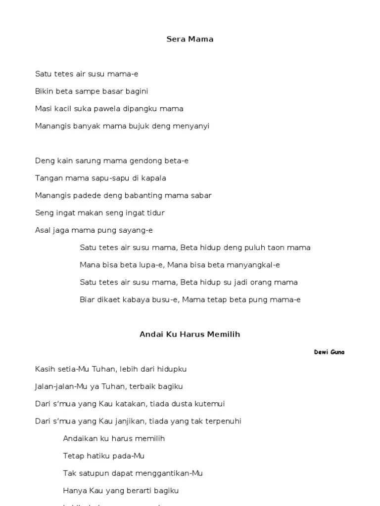Lirik Lagu | PDF