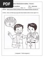 Eviden moral t3 band 1 (nilai baik hati). Evidens Pbs Pendidikan Moral Tahun 1 Nilai Bertanggungjawab Band 1 6 Pdf
