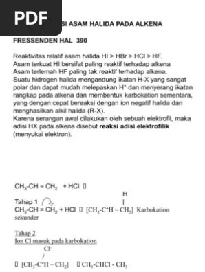 Aturan Markovnikov | PDF