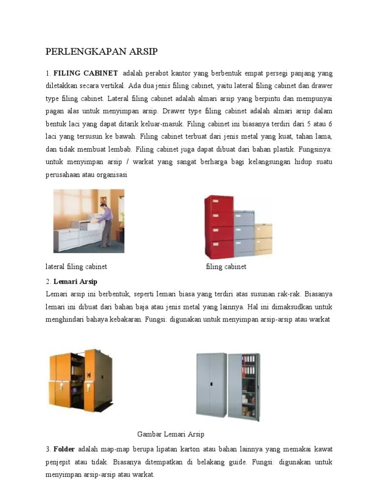 Perlengkapan Arsip 2 | PDF