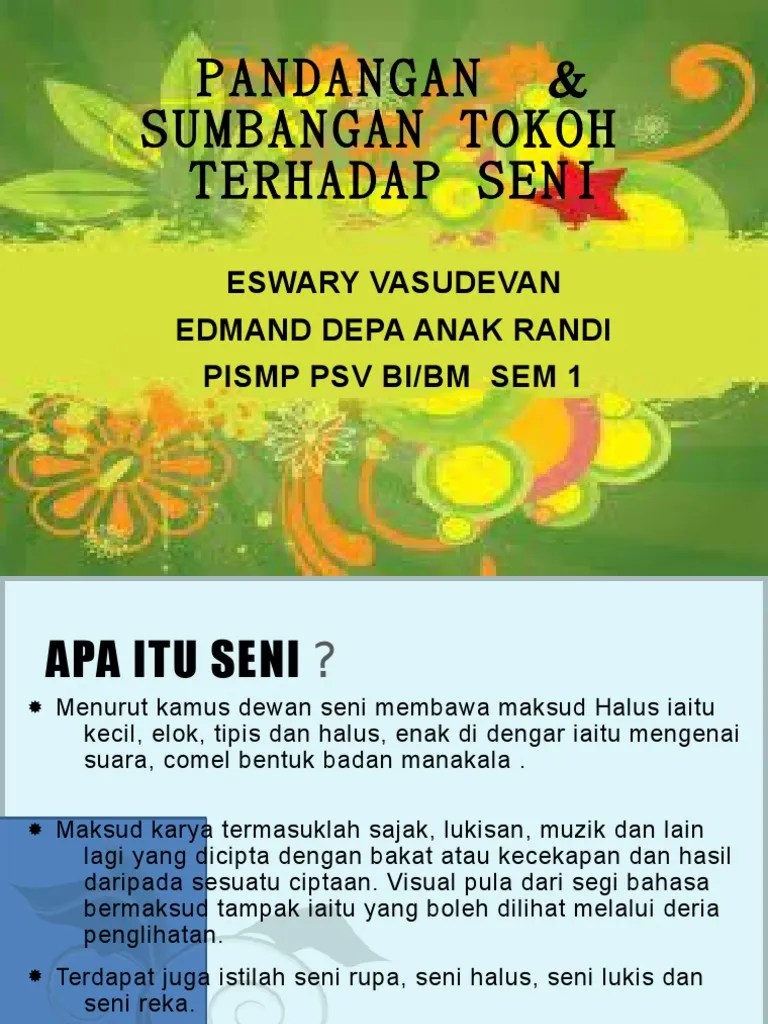 Kebanyakan manusia hidup dalam … Tokoh Seni Halus Braydencxt