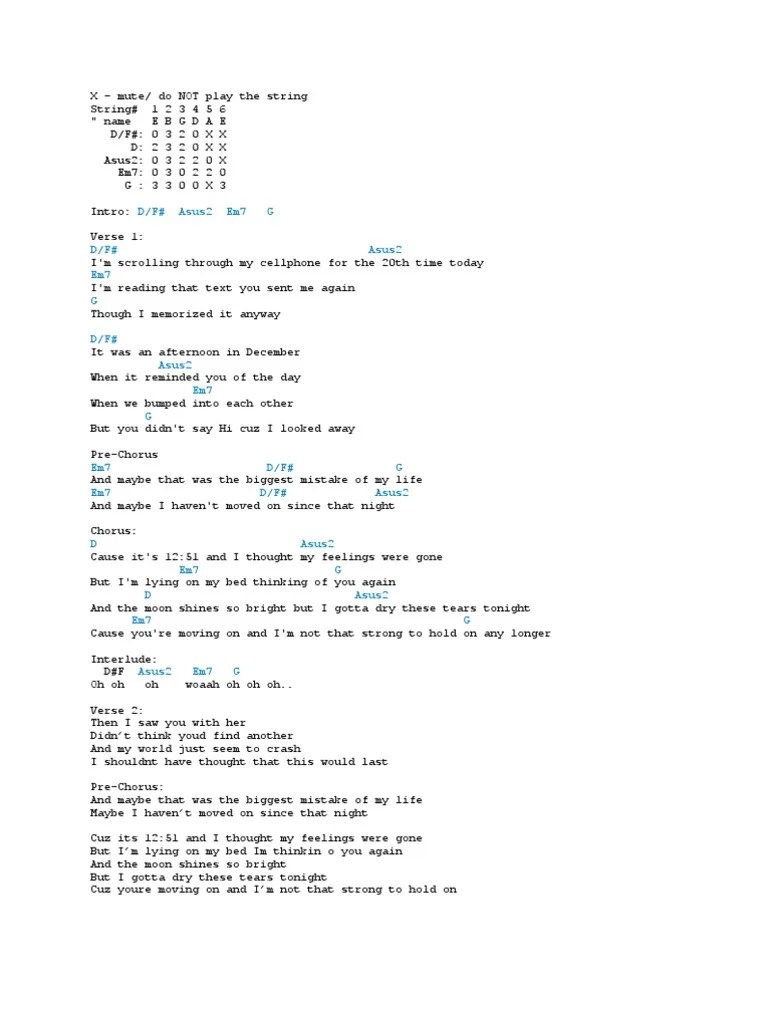 12 51 Kords | PDF | Song Structure | Songs