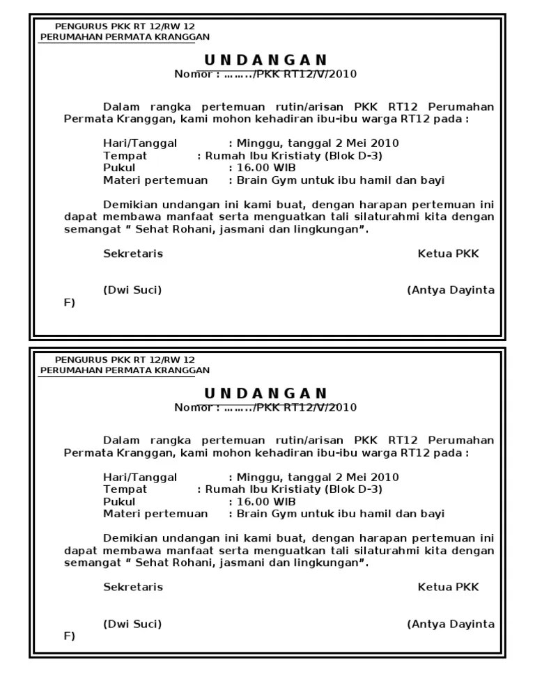 Contoh pamflet undangan reuni fb twitter wa line pinterest g linkedin. Undangan Arisan