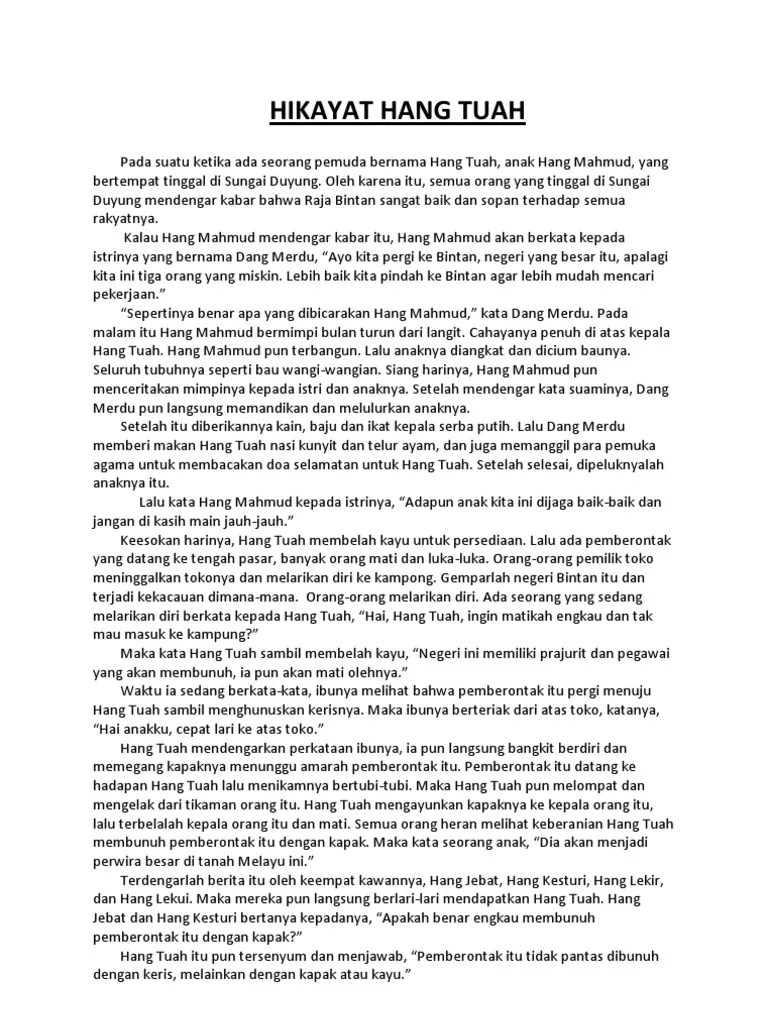 Hikayat Hang Tuah