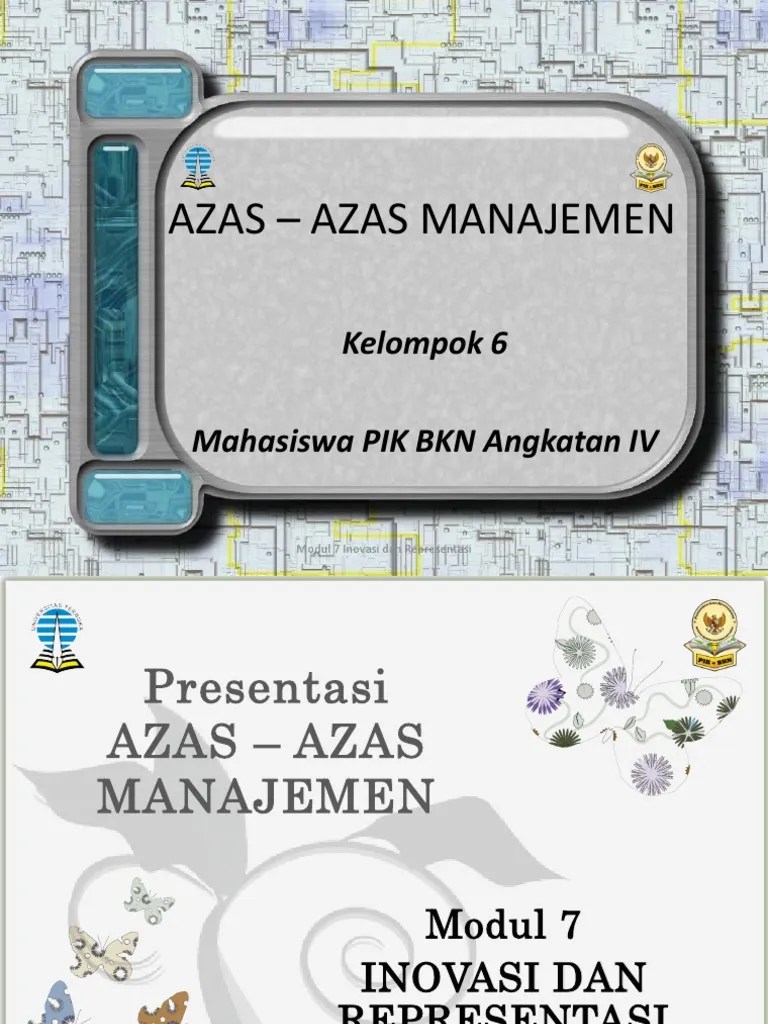 Asas-Asas Manajemen | PDF