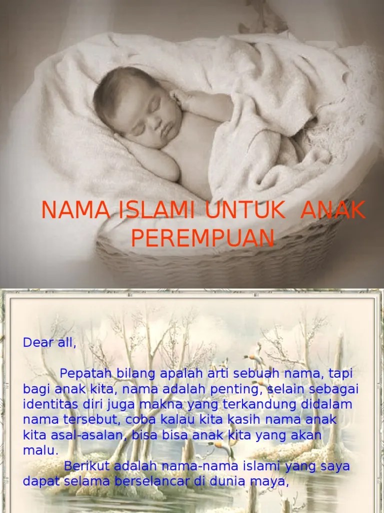 Nama Anak Perempuan | PDF