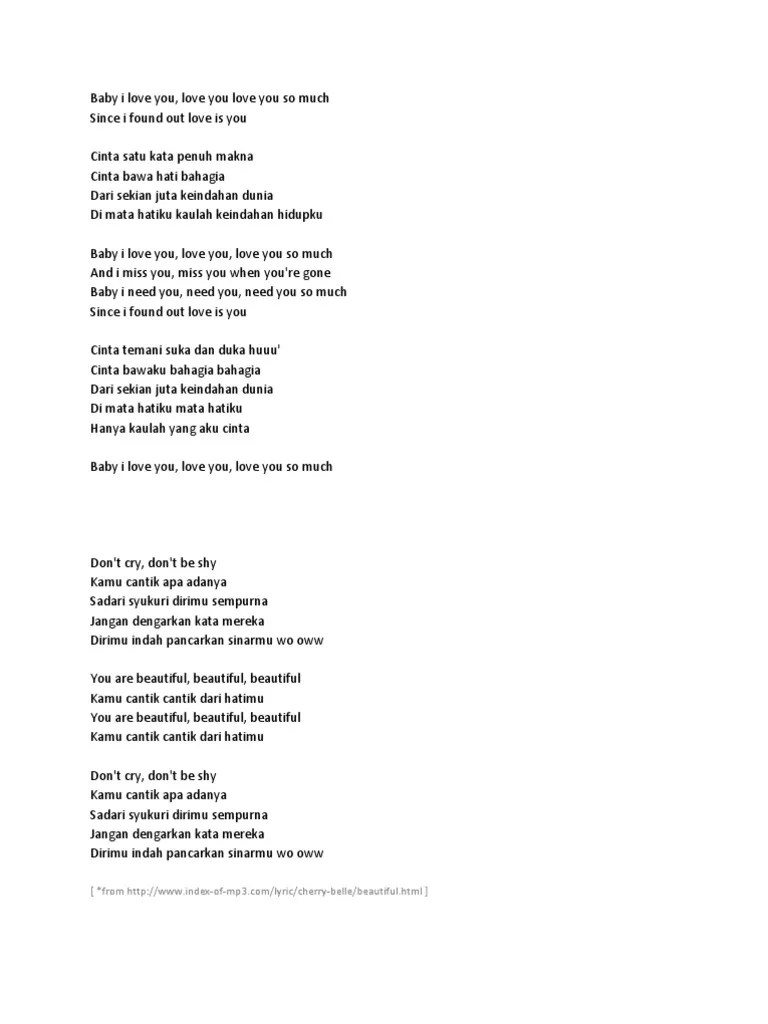 Baby I Love You | PDF