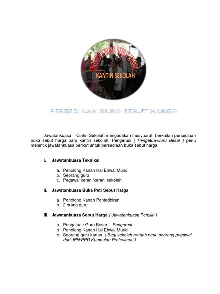 1, 84/2022, tender kali kedua cadangan membekal, menghantar, mengujilari dan mengesah tauliah lima (5) buah bas sekolah berhawa dingin dan empat puluh (40) . Tender Kantin Baru Pdf