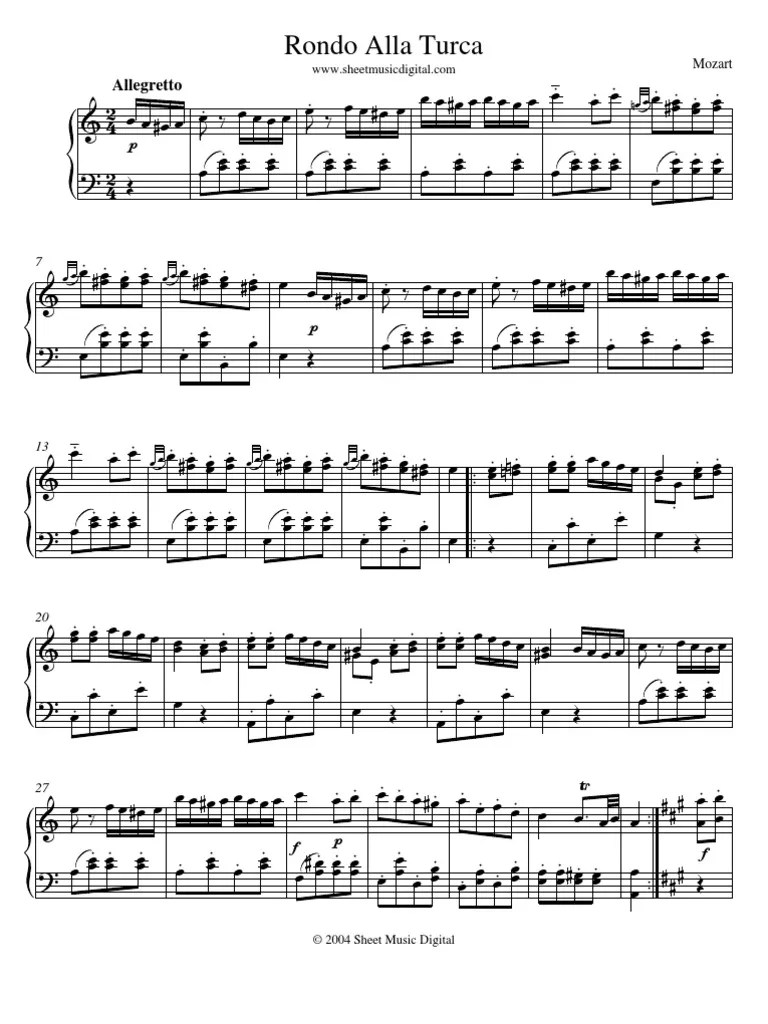 Not Angka Mozart – Belajar