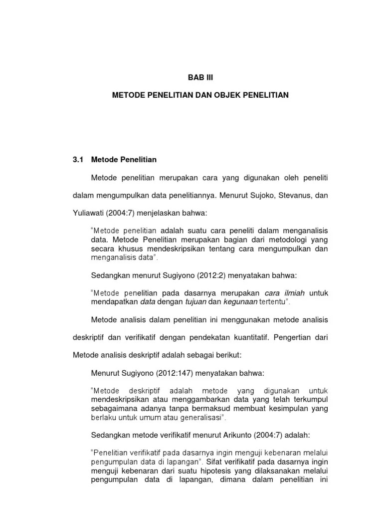 Metode Analisis Deskriptif Kualitatif Pdf