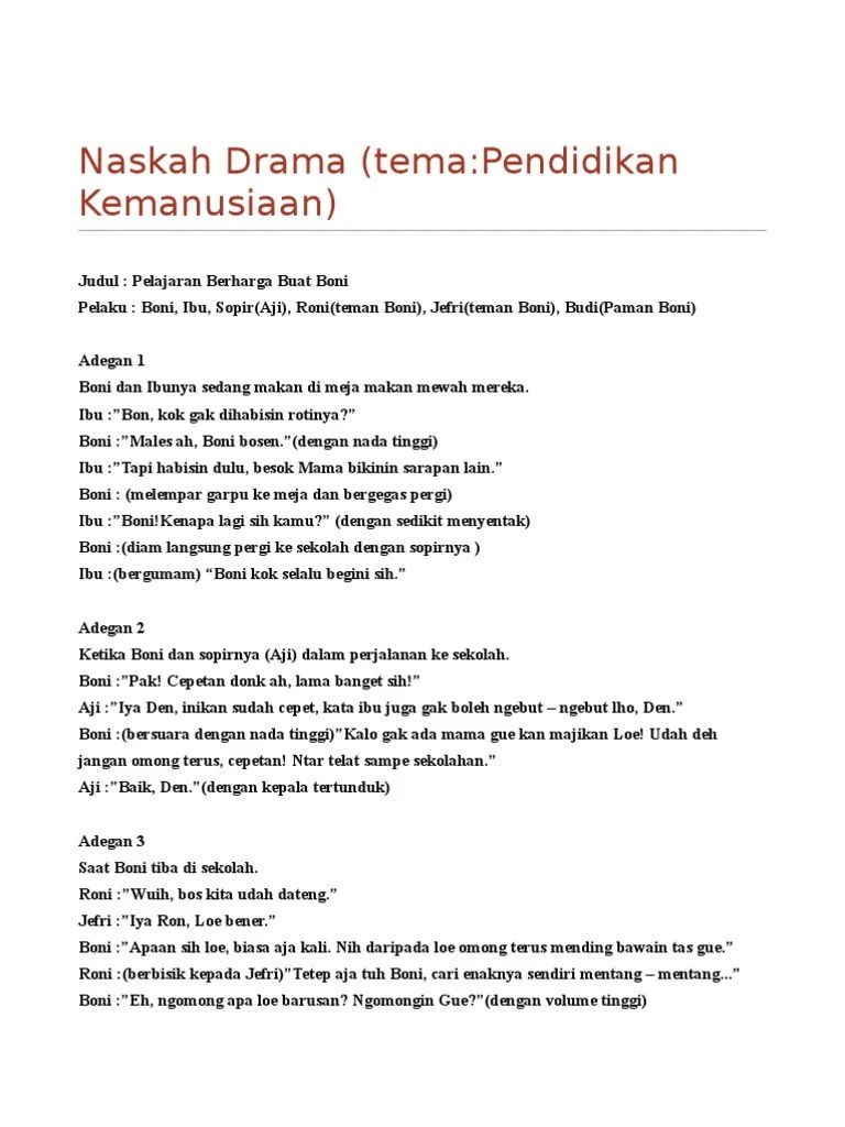 Naskah Drama | PDF