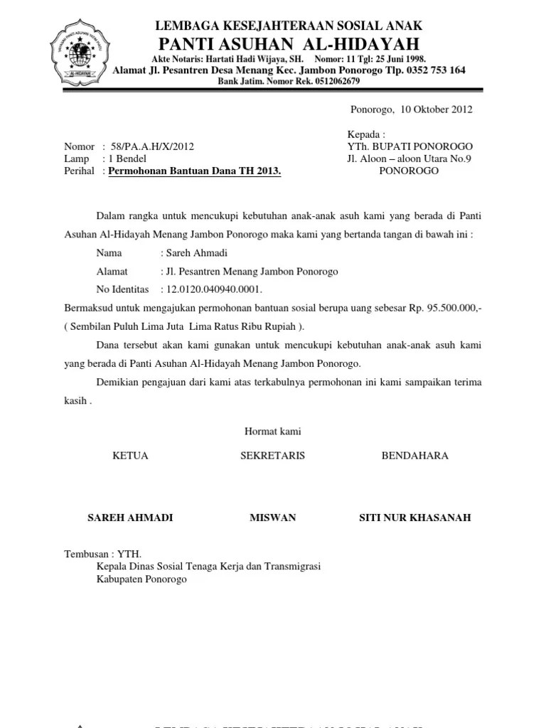 Secara umum dunia pendidikan indonesia dihadapkan pada tiga tantangan besar yaitu: Contoh Surat Permohonan Bantuan Dana Pembangunan Pesantren Pdf Nusagates
