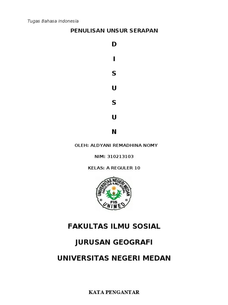 Penulisan Unsur Serapan Makalah | PDF