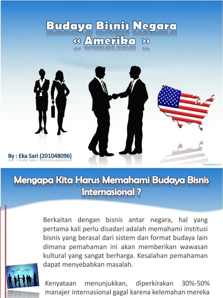 Oleh friedman (2006), fenomena ini disebut . Budaya Bisnis Amerika Serikat By Eka Sari Ii 1 Pdf