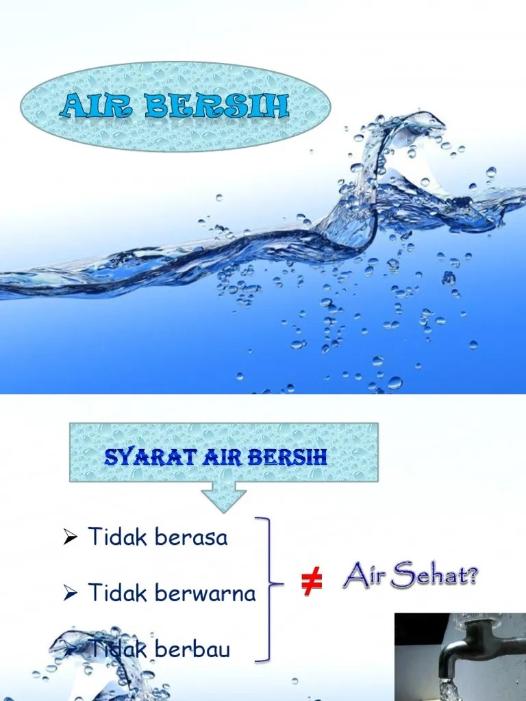Presentasi Air Bersih Phbs | PDF