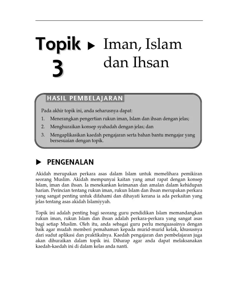 Kumpulan Soal Bab Ihsan – Beinyu.com