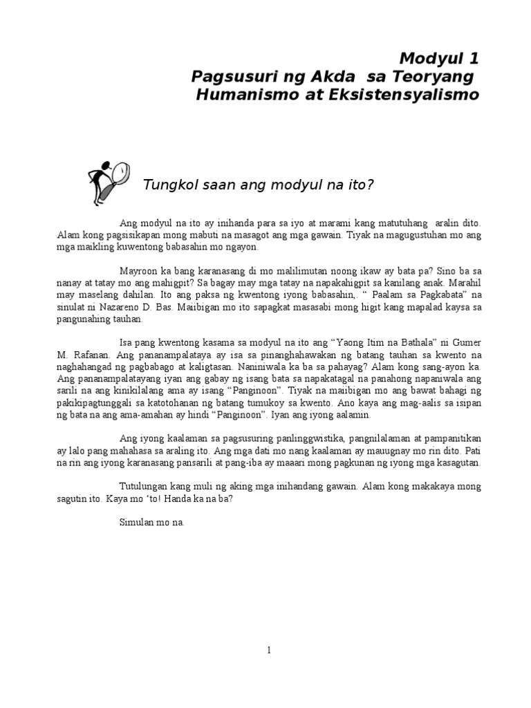 Ang ofc ay maaaring gamitin sa simula ng isang pangungusap, sa dulo ng isang pangungusap o sa isang lugar sa gitna ng isang pangungusap. Modyul 1 Pagsusuri Ng Akda Batay Sa Teoryang Humanismo at Ek