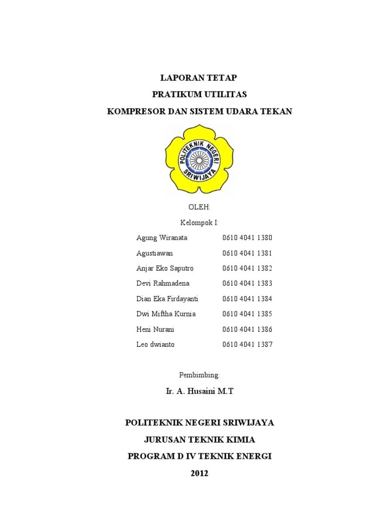 LAPORAN Kompresor | PDF