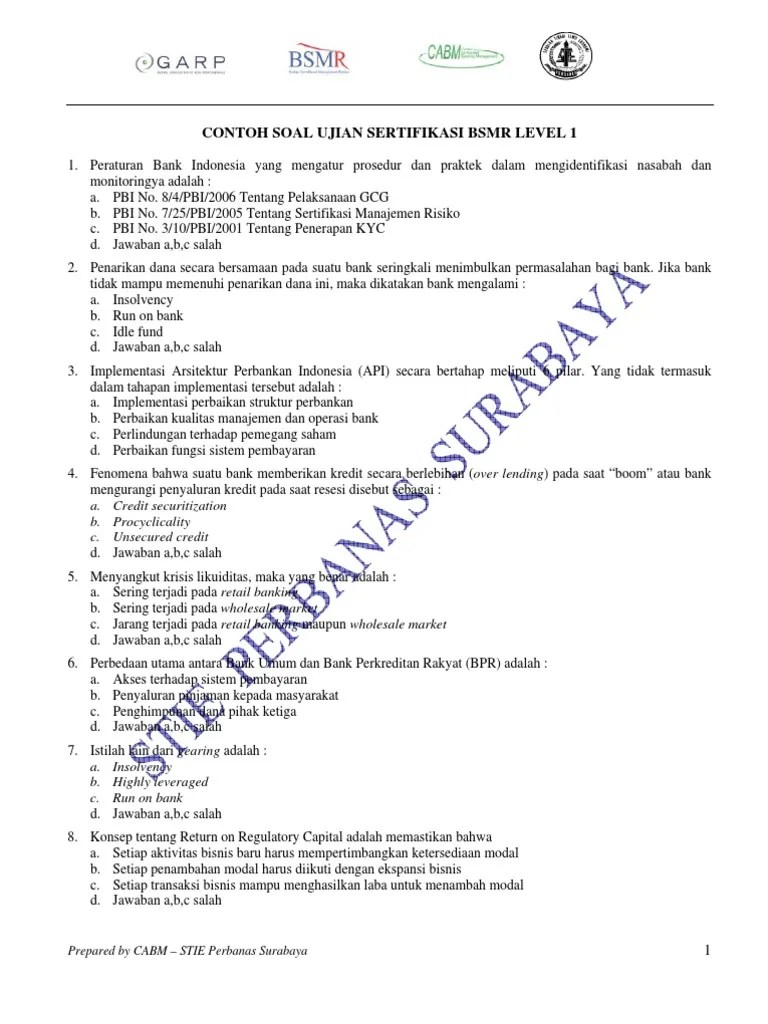 Dilengkapi dengan kunci jawaban, sehingga anda dapat mengetahui jawaban yang benar. Soal Ujian Lspp Level 1
