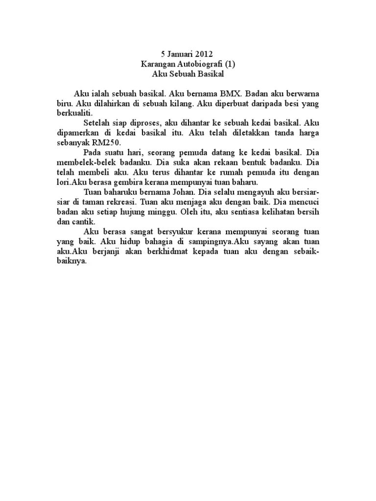 Tuliskan sebuah karangan tentang tajuk sekolah saya. Boncuklar Refah Son Masa Contoh Karangan Autobiografi Tahun 4 Sepasang Kasut Wildatlanticwaypods Com