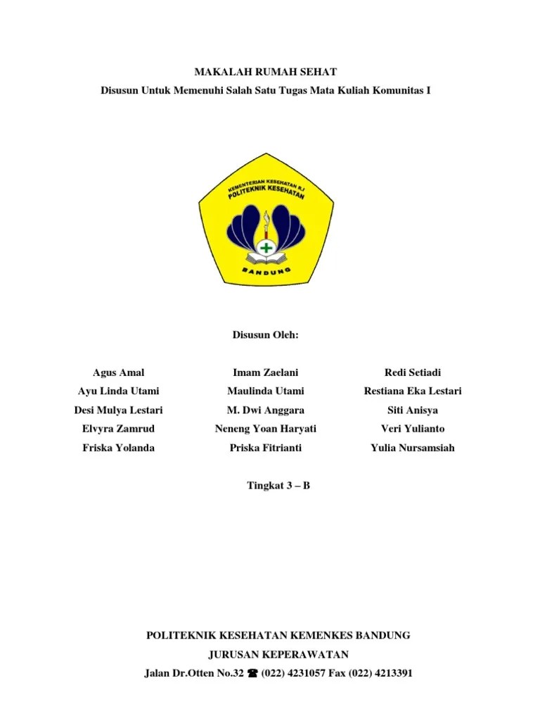 Makalah Rumah Sehat | PDF