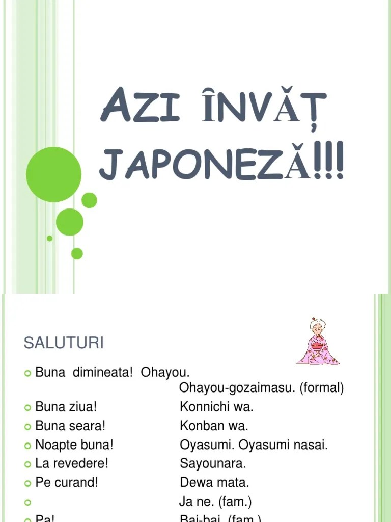 Profitați la maximum de călătoria dvs. Noapte Buna In Japoneza