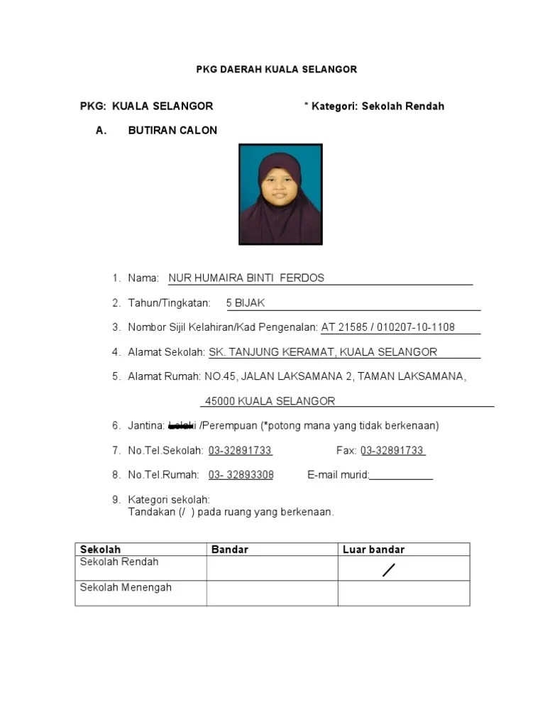 Apr 05 2022 permohonan surat beranak sijil lahir hilang rosak . Borang Pencalonan Tokoh Nilam Pdf