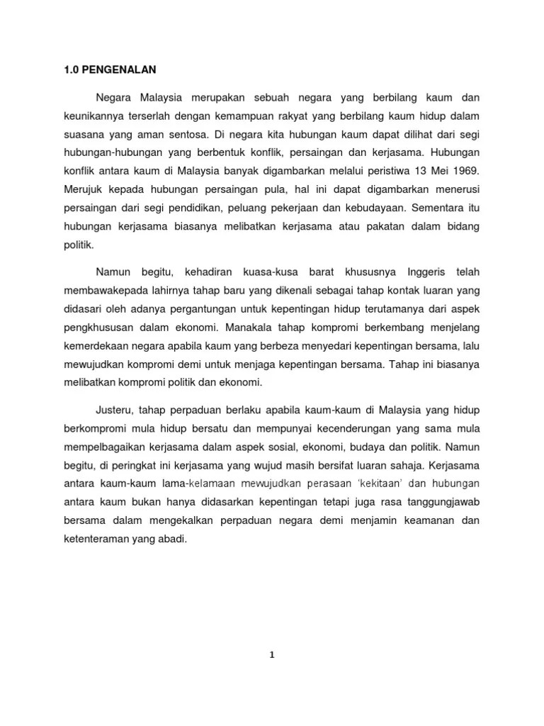 Pengenalan hubungan etnik adalah antara isu yang paling penting dalam sejarah. Kepentingan Hubungan Etnik Pdf