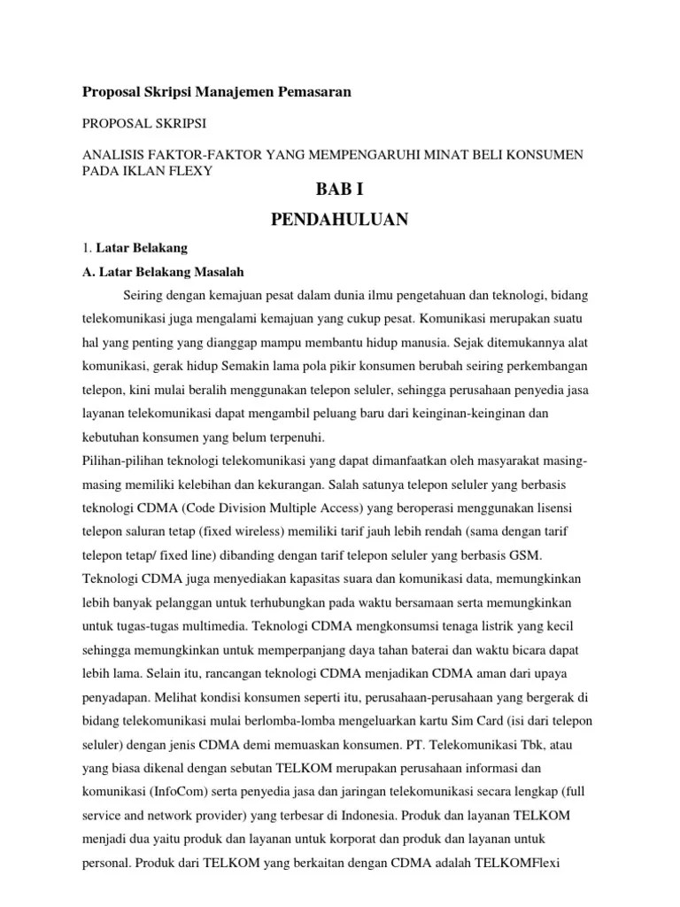 Download / read online here format proposal skripsi beranda pendidikan ekonomi. Contoh Skripsi Manajemen Pemasaran 2 Variabel Kumpulan Berbagai Skripsi