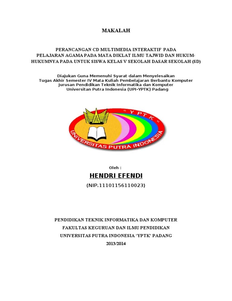 Kumpulan gambar tentang cover kliping sd, klik untuk melihat koleksi gambar. Cover Makalah Pdf