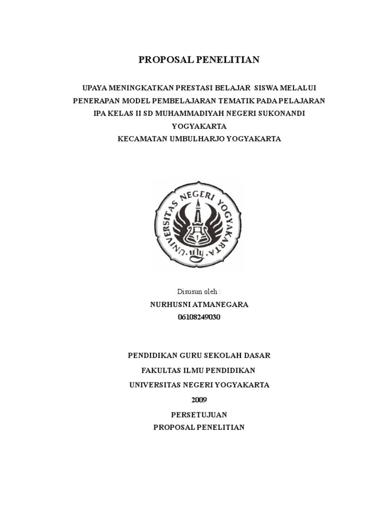 Proposal Penelitian Tindakan Kelas Sd Pdf