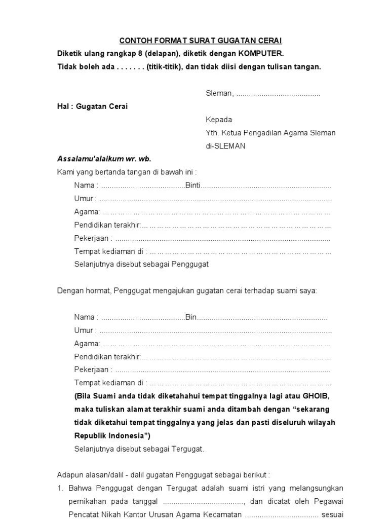Mar 26, 2021 · adapun dasar diajukannya gugatan wanprestasi ini adalah sebagai berikut: Contoh Surat Gugatan Ujian Advokat Contoh Surat