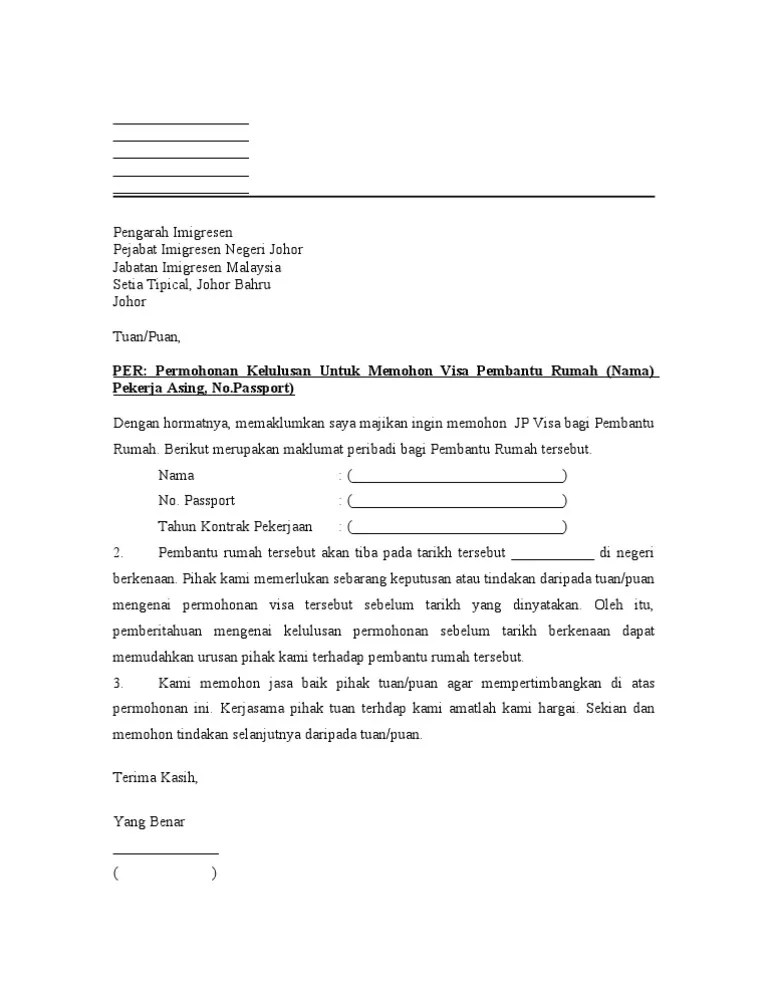 Let us simplify the process for you. Draff Surat Permohonan Visa Pdf