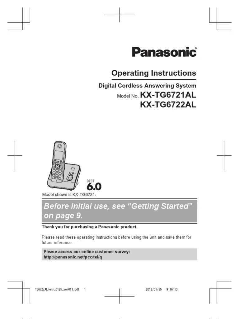 The brand features many home and commercial appliances. Panasonic Kx Tg6721 User Manual Pdf Battery Electricity Battery Charger