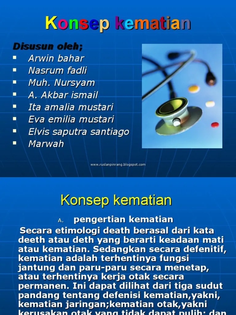 KDM: Konsep Kematian | PDF