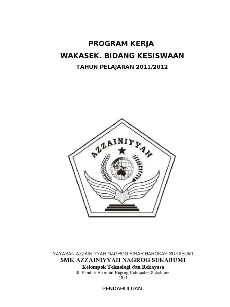 Tugas dan wewenang wakil kepala sekolah jurusan kesiswaan. Program Kerja Wakil Kepala Sekolah Bidang Kesiswaan Smk ...