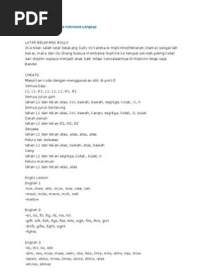 Maybe you would like to learn more about one of these? Cheat Bully Ps2 Bahasa Indonesia Lengkap