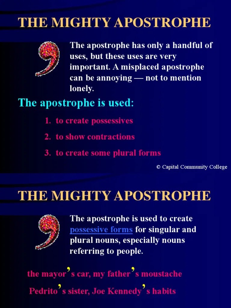 Setelah kita membahas materi tentang noun pada artikel sebelumnya,. Apostrophe Pdf Syntactic Relationships Syntax