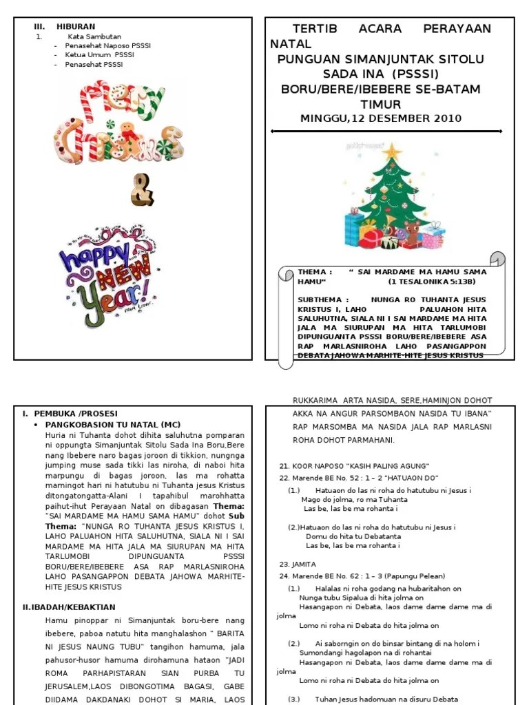 Contoh naskah pembawa acara formal, contoh teks pembawa acara rapat dinas, contoh susunan acara rapat. 25+ Inspirasi Keren Download Tertib Acara Natal Doc Pemuda - Inspiratif Galeri