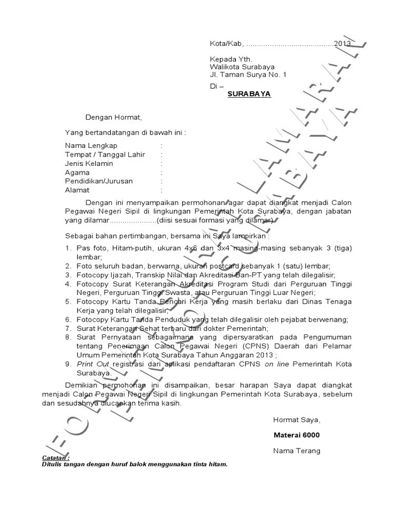 Demikian surat permohonan izin kerja tenaga kesehatan ini kami perbuat dengan sebenarnya dan apabila dikemudian hari ternyata data/ informasi dan keterangan . Format Surat Lamaran Pdf