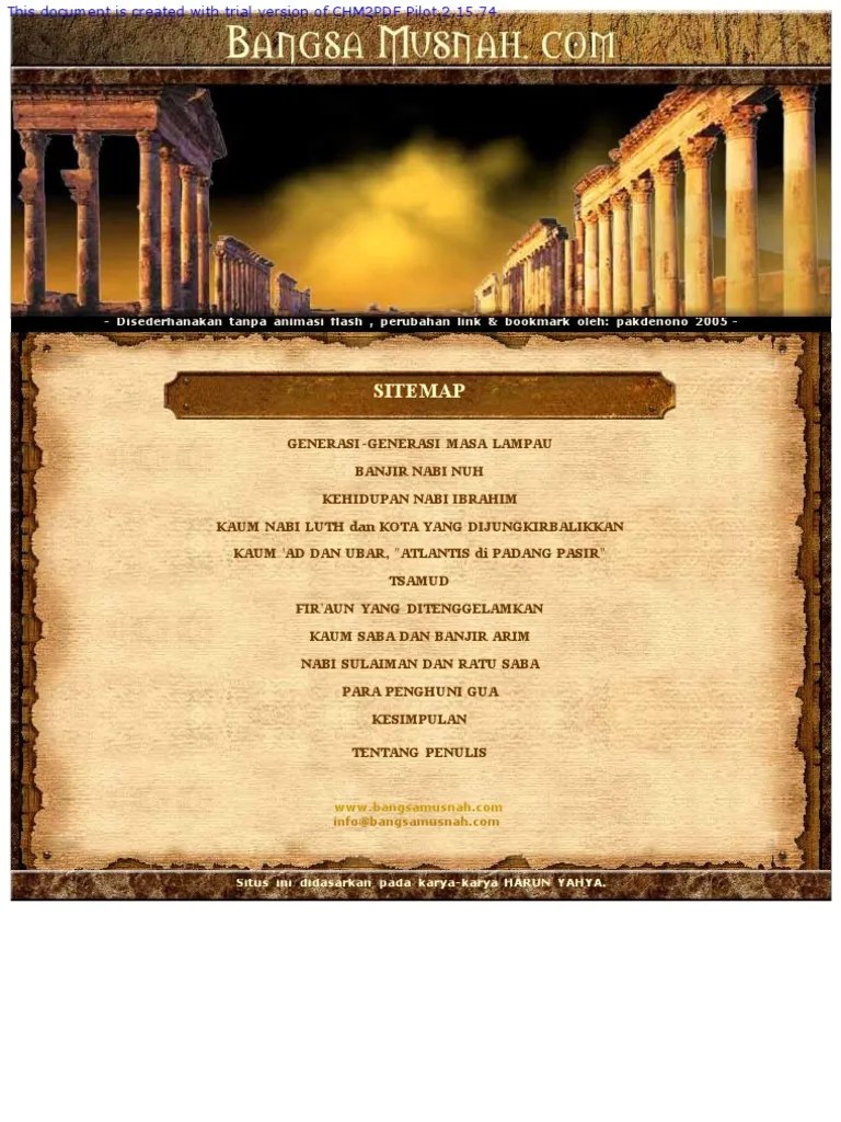 A Yang Musnah Harun Yahya | PDF