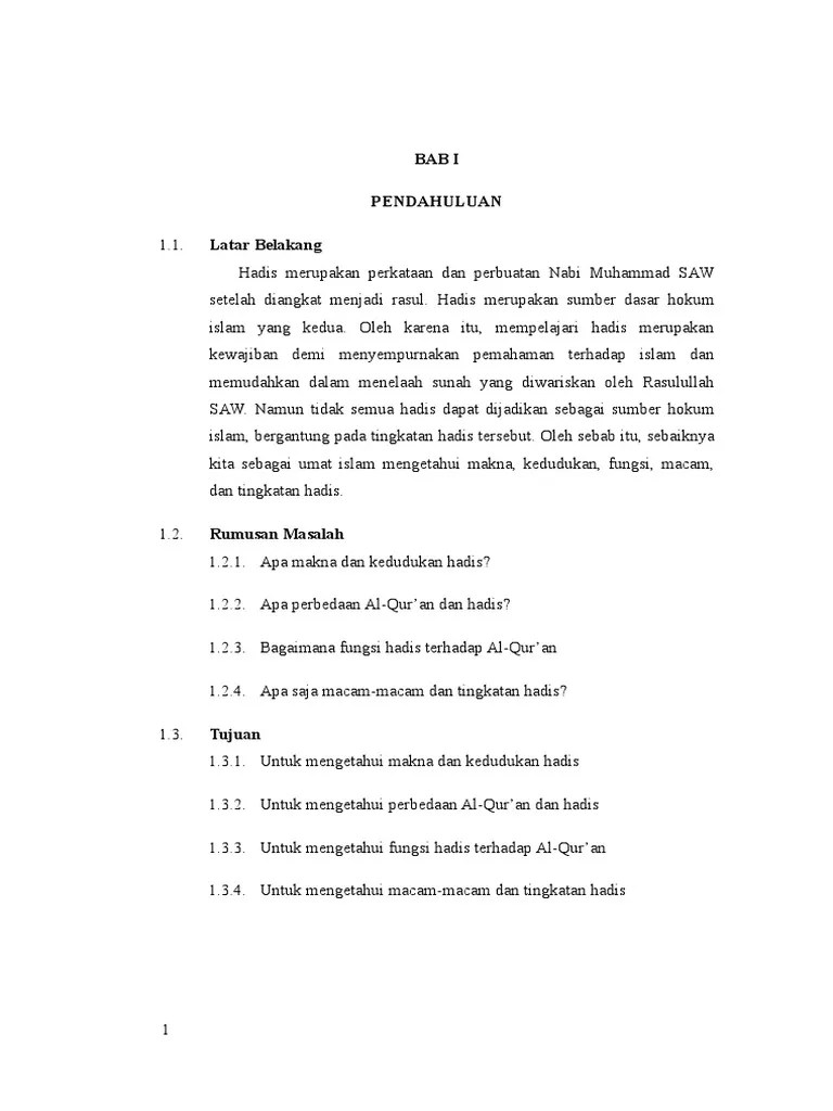 Bab 1 PAI | PDF