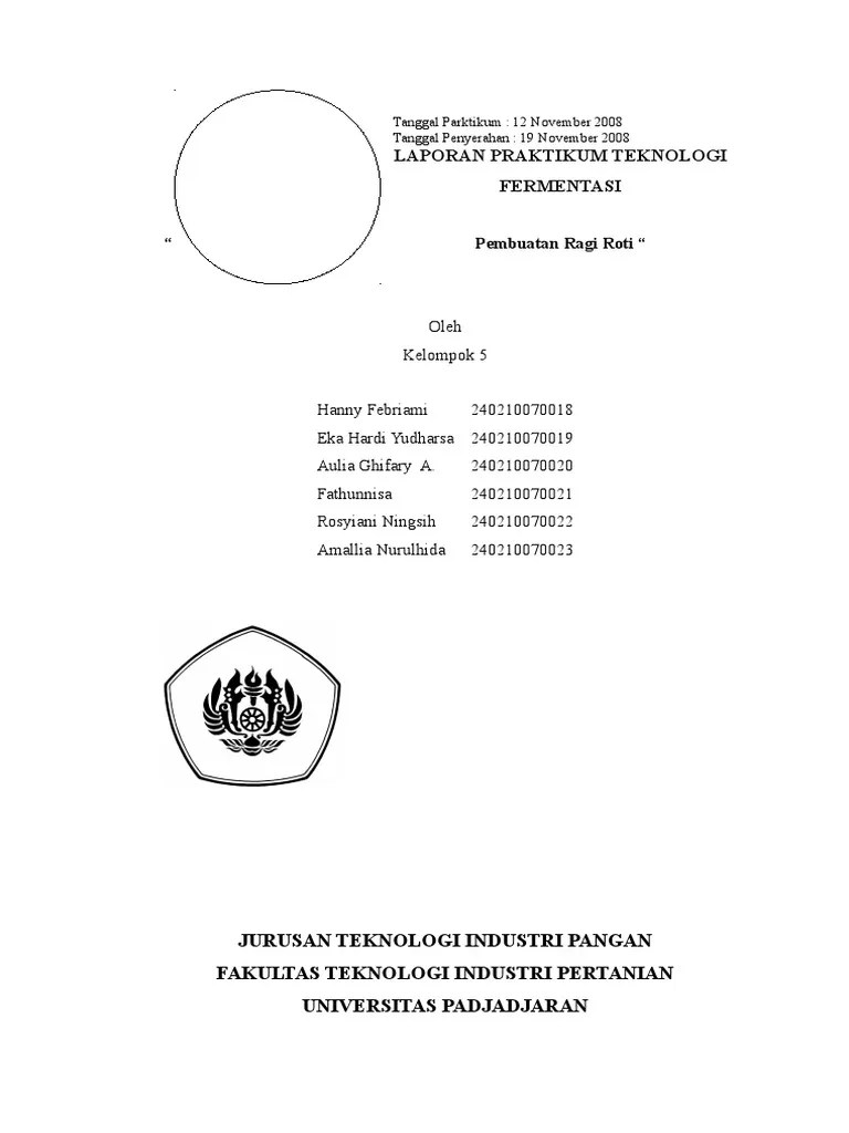 Bahan baku untuk membuat roti manis meliputi tepung terigu, ragi, gula,. Pembuatan Ragi Roti Pdf